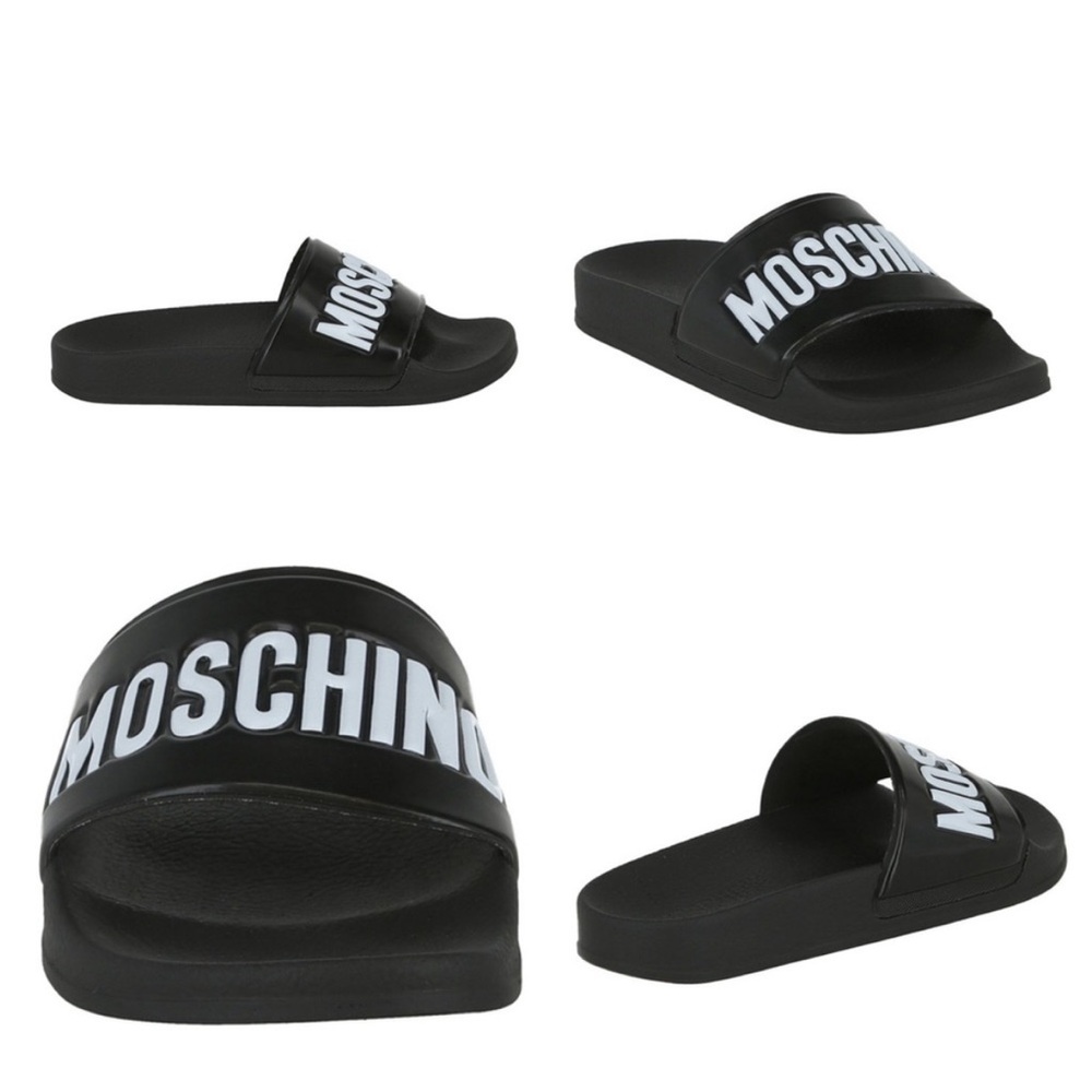 Moschino Couture Pool Slides - Picture 2 of 9